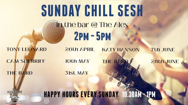 Sunday Chill Sesh April - June 